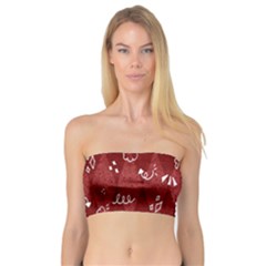 Rhomboid Bandeau Top by nateshop