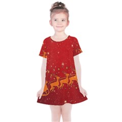 Santa Kids  Simple Cotton Dress by nateshop