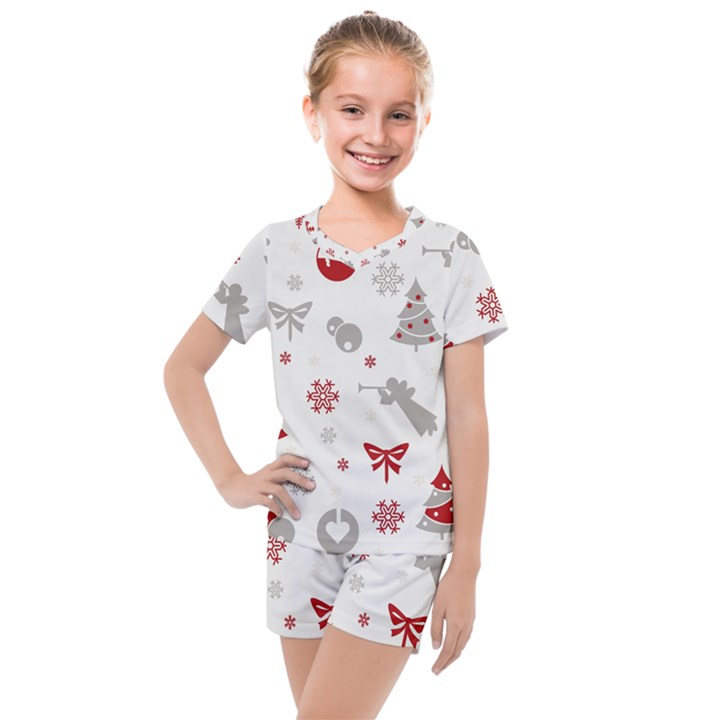 Seamless Kids  Mesh Tee and Shorts Set