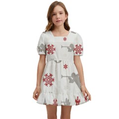 Seamless Kids  Short Sleeve Dolly Dress by nateshop