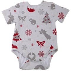 Seamless Baby Short Sleeve Onesie Bodysuit by nateshop