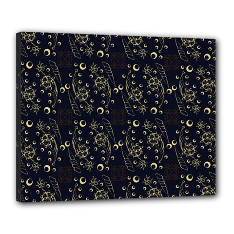 Seamless-pattern Canvas 20  X 16  (stretched) by nateshop