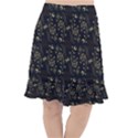 Seamless-pattern Fishtail Chiffon Skirt View1