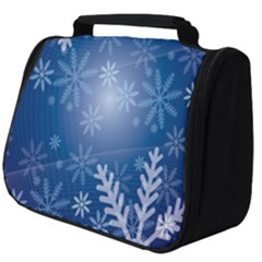 Snowflakes Full Print Travel Pouch (big) by nateshop