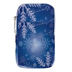 Snowflakes Waist Pouch (small) by nateshop