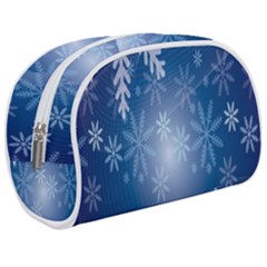 Snowflakes Make Up Case (medium) by nateshop