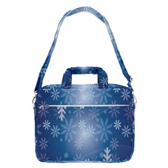 Snowflakes Macbook Pro 13  Shoulder Laptop Bag  by nateshop