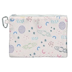 Space Canvas Cosmetic Bag (xl)