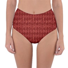 Square Reversible High-waist Bikini Bottoms by nateshop