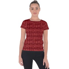 Square Short Sleeve Sports Top  by nateshop