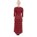 Square Quarter Sleeve Wrap Maxi Dress View2