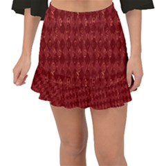 Square Fishtail Mini Chiffon Skirt by nateshop