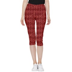 Square Inside Out Lightweight Velour Capri Leggings 