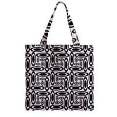 Ellipse Zipper Grocery Tote Bag by nateshop