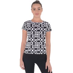 Ellipse Short Sleeve Sports Top  by nateshop