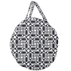 Ellipse Giant Round Zipper Tote by nateshop