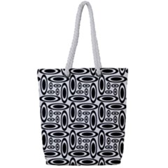 Ellipse Full Print Rope Handle Tote (small) by nateshop