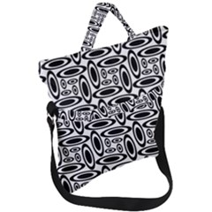 Ellipse Fold Over Handle Tote Bag by nateshop