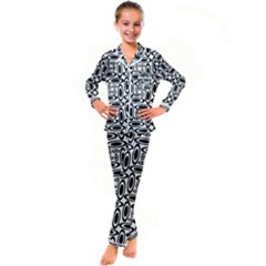 Ellipse Kid s Satin Long Sleeve Pajamas Set by nateshop