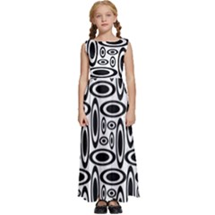 Ellipse Kids  Satin Sleeveless Maxi Dress by nateshop