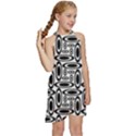 Ellipse Kids  Halter Collar Waist Tie Chiffon Dress View3