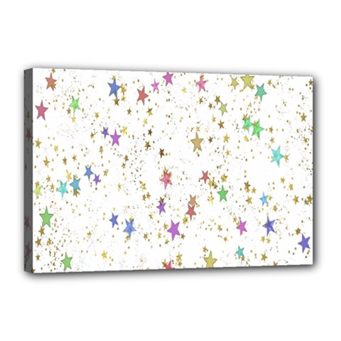 Star Canvas 18  X 12  (stretched) by nateshop