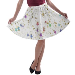 Star A-line Skater Skirt by nateshop