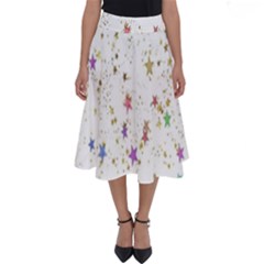 Star Perfect Length Midi Skirt by nateshop