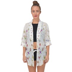 Star Open Front Chiffon Kimono by nateshop