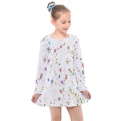 Star Kids  Long Sleeve Dress by nateshop