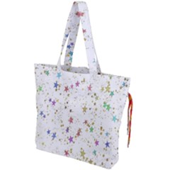 Star Drawstring Tote Bag