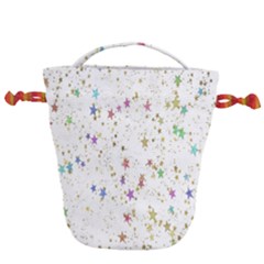 Star Drawstring Bucket Bag by nateshop