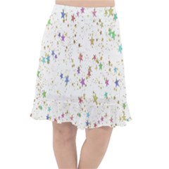 Star Fishtail Chiffon Skirt by nateshop