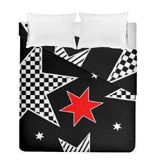 Stars Duvet Cover Double Side (full/ Double Size) by nateshop