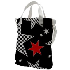 Stars Canvas Messenger Bag by nateshop