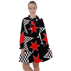 Stars All Frills Chiffon Dress by nateshop