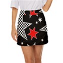 Stars Mini Front Wrap Skirt View1