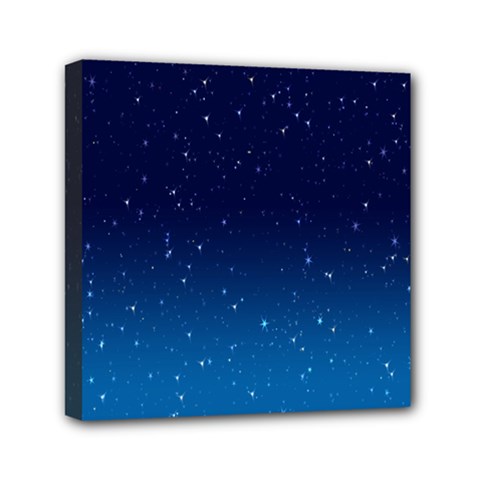 Stars-1 Mini Canvas 6  X 6  (stretched) by nateshop