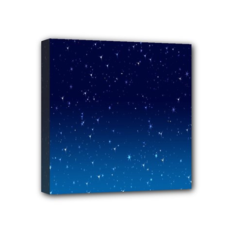 Stars-1 Mini Canvas 4  X 4  (stretched) by nateshop