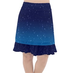 Stars-1 Fishtail Chiffon Skirt by nateshop