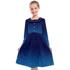 Stars-1 Kids  Midi Sailor Dress by nateshop