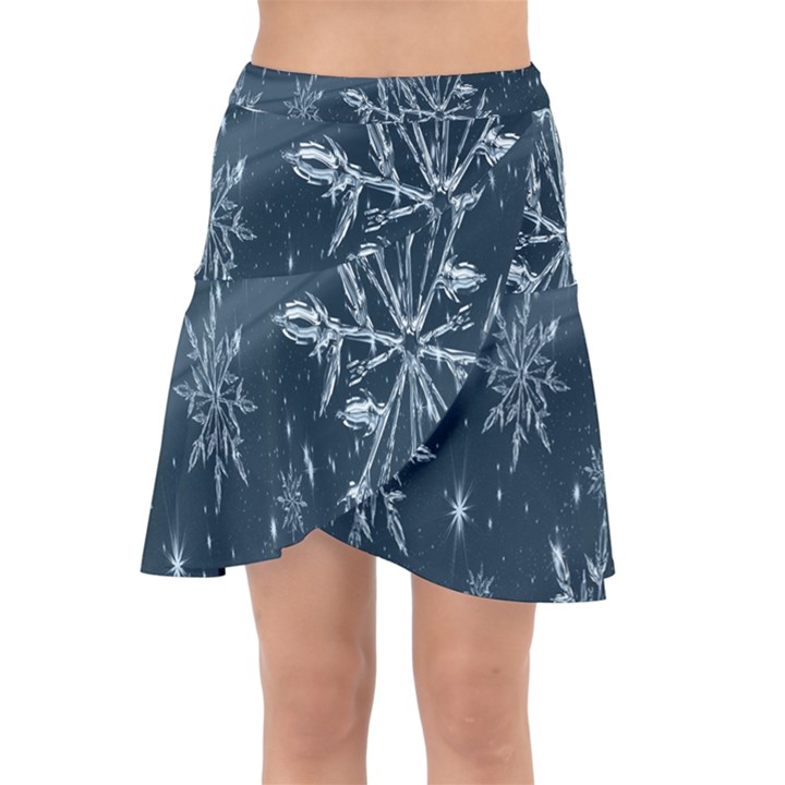 Stars-2 Wrap Front Skirt