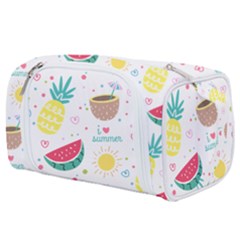 Pineapple And Watermelon Summer Fruit Toiletries Pouch