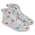 Pineapple And Watermelon Summer Fruit Men s Hi-Top Skate Sneakers View3