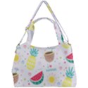 Pineapple And Watermelon Summer Fruit Double Compartment Shoulder Bag View1