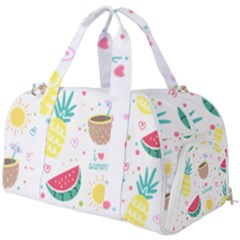 Pineapple And Watermelon Summer Fruit Burner Gym Duffel Bag