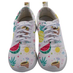 Pineapple And Watermelon Summer Fruit Mens Athletic Shoes