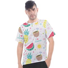 Pineapple And Watermelon Summer Fruit Men s Sport Top by Jancukart