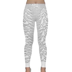 Joy Division Unknown Pleasures Classic Yoga Leggings by Jancukart