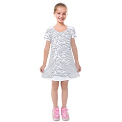 Joy Division Unknown Pleasures Kids  Short Sleeve Velvet Dress